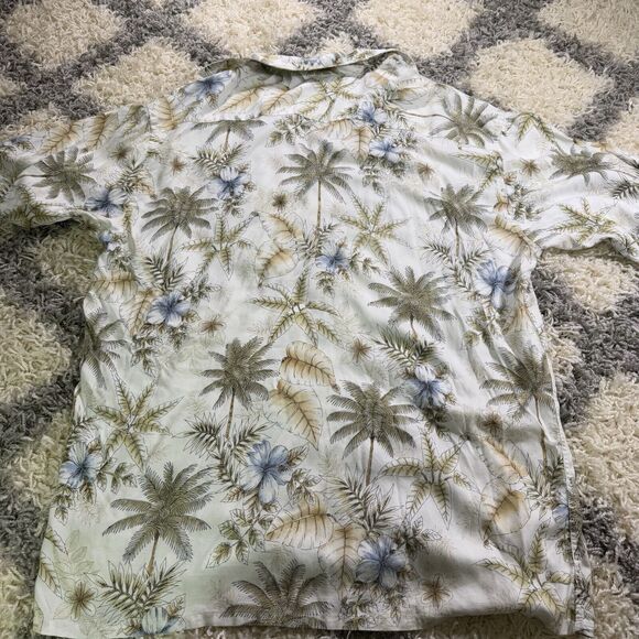 Campia Moda Hawaiian Shirt Men's Size XL Retro Aloha Palm Trees 100% Rayon - Picture 5 of 5